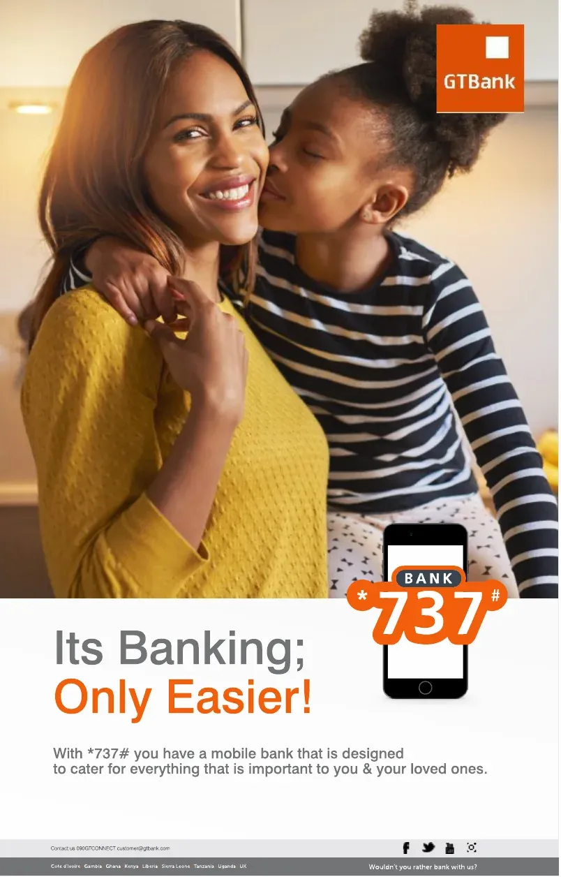 GTBank — *737, “Its Banking; Only Easier”