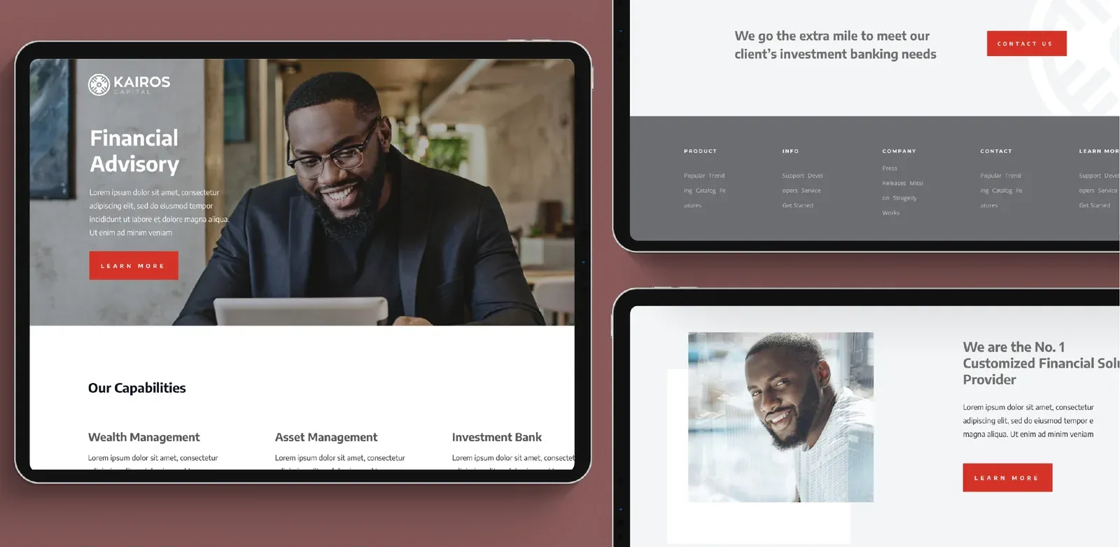Kairos Capital — ui design, web